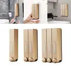 Manual Dish Soap Dispenser Wall Mounted Stylish Durable Space Saving Shampoo