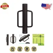 Heavy-Duty Steel Post Pounder with Ergonomic Handles - 16.8 Inch T-Fence Tool