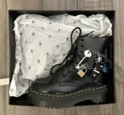 Dr. Martens x Marc Jacobs Women’s US 7 Vegan Jadon MJ Black Boot w/ Silver Charm