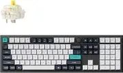 Keychron Q6 Max QMK/VIA Bluetooth Wireless /2.4 GHz/USB-C Wired Custom Mechanical Keyboard, Full Size Programmable Knob RGB Backlit Hot-Swappable Gateron Banana Switch for Mac Windows Linux - Black