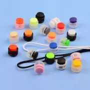 Toggle Button Spring Lanyard Stopper Pair Drawstring Clamp Nylon Lock Clasp