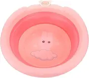 Ipetboom Foldable Wash Basin for Boys and Girls Portable Space-Saving Multifunctional Safe for Infants Easy to Use Clean Random Style