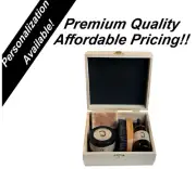 Beard Kit. Includes: 4 oz Beard Oil, 4 oz Beard Balm, Soap, Wood Beard Brush