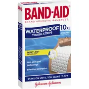 Band-Aid Waterproof Tough Strips Extra Large 10 pack
