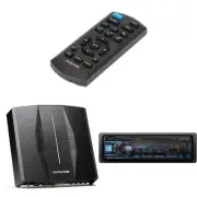 Alpine UTE-73BT, RUE-4360 Remote with PXE-C80-88 OPTIM8 8-Channel Hi-Res DSP ...
