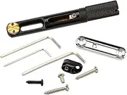Kisangel 1 set Single Headless Bar Bridge Kit Bridge Assembly for Electric Guitar Bass Accessories Durable Material for Improved Sound Lightweight Design