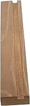 Yardwe Wooden Vinyl Record Storage Organizer Durable Tabletop Stand for Albums Magazines for Living Room Office Cafe Display Vinyl Holder