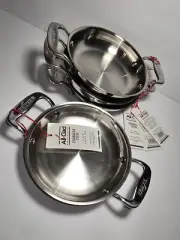 All-Clad 6 inch Mini Gratin Pan ~ Stainless Steel Set Of 4 New