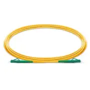 LC APC to LC APC SimplexOS2 Single Mode PVC (OFNR) 2.0mm Fiber Optic Patch Cable