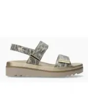 Mephisto Women Dominica Platforms Grey Sandals Size 42 MSRP $280