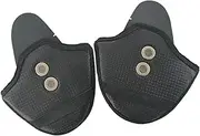 2X PU Leather Helmet Earmuffs Wind Noise Blocks Half Helmet Detachable Winter Ear Warmers Ear Protective Cover Ear Bezel Easy Installation