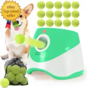 Automatic Ball Launcher for Small Dogs, USB Rechargeable Ball Thrower,10-30 Ft,