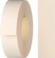 [haggiy] Edging Tape Melamine with Hot Melt Adhesive 21 mm x 5 m | Iron-On Edging Tape for Shelves and Panels | Edge Tape - Decoration: Ivory