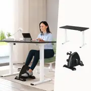 Artiss 140cm Electric Standing Desk with Mini Pedal Exercise Bike Home Office