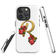 For iPhone 15 Pro Max Case, Shielding Cover, Letter R