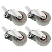 4 Pcs Clean The Wheels Shopping Caster Replacement Mop Bucket Swivel