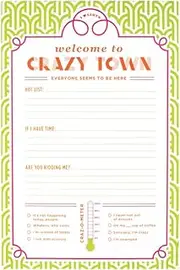 Jonathan Adler List Pad - Hudson