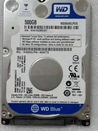 在飛比找露天拍賣優惠-二手WD 500G SATA / WD5000LPVX /P