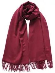 Lina & Lily Womens Pashmina Shawl Wrap Scarf Dark Red