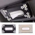 Car Interior Accessories Tissue Box Cover PU leather Paper Napkin Case