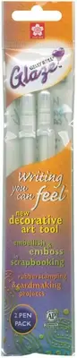 Sakura Gelly Roll Glaze Bold Point Pens 2/Pkg-Clear 384-38486