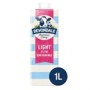 Devondale Milk Long-life Skim Semi 1l x 1