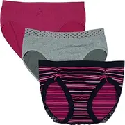 [Stylzoo] Women's Plus Size Multi Pack Women's Panties Bikini Briefs