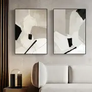 Home Hanging Decor Print Paper Canvas Wall Art Modern Abstract 2 sets poster