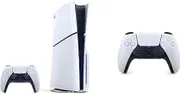PS5 Disc Console (Slim) + White DualSense