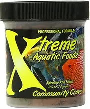Community Crave Spirulina/Krill Flakes Fish Food 14 Grams (0.5oz) - Tropical Fish Flakes