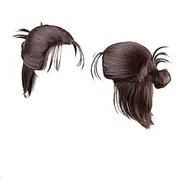 Anime Eren Jaeger Harajuku Gothic Hair Cosplay Wigs Dark Brown Halloween Wigs