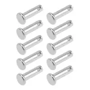 Clevis Pin 5mmx16mm 10Pcs Single Hole Flat Head 304 Stainless Steel Fastener Pin