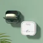 Drainable Soap Organizer Hole-less Wall Mounted Drawer Soap Dish SUM