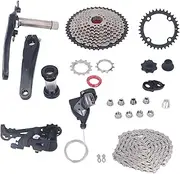[TTOCAR] 10 Speed Groupset 10 Speed 46T Cassette Crank Arm Bottom Bracket Thumb Shifter Rear Derailleur Set