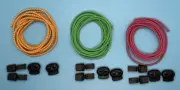3 sets, 3 different colors of Elastic NO Tie Shoe Laces