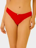 Lace Trim Modal Brazilian Brief