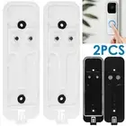 2Pcs Doorbell Backplate Set Plastic Doorbell Mounting Bracket with Screws QAstp