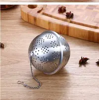 在飛比找Yahoo!奇摩拍賣優惠-【熱賣精選】不銹鋼茶葉過濾器 濾茶球 濾茶網 茶球 泡茶器 