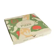 Papstar Pizza Box Pure Angular 26 x 3cm Multicolour 100 Piece