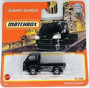 Matchbox 2022 - Subaru Sambar [Black] 57/100 (Short Card)