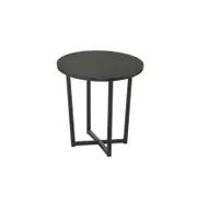 Orva Black Round Side Table