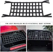 Mesh Cargo Net Auto Roof Net Hammock for Jeep Wrangler YJ TJ JK JKU JL 1987-2022 (for: Jeep)