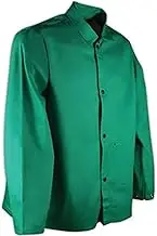 Magid 2830 SparkGuard Cotton Flame Resistant Heavyweight Jacket with Pockets Medium Green