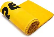 CRESSI XVA906810 Beach Towel, 100% Cotton Material, Large Towel with Cressy Logo, Yellow (39.4 x 70.9 inches (100 x 180 cm)