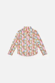 KIDS RELAXED BUTTON THROUGH SHIRT 4-10 AN ITALIAN WELCOME