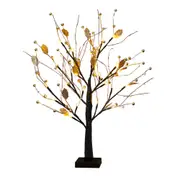 Tabletop Tree Light 24 LED Artificial Branch Tree Lamp for Home Christmas Decor-Gold