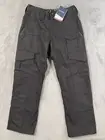 New Propper Pants Womens 6 Black Tactical Workwear Cargo Pockets Teflon Stain