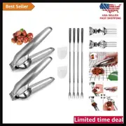 2Pack Nutcracker Chestnut Clip Peeler Nut cracker Pecan Walnut Plier Opener 3...