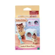 Calico Critters #CC1837 LAUNDRY & VACUUM CLEANER New in Box