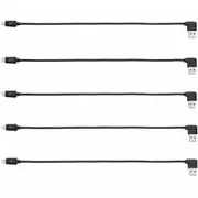 Kensington Lightning to USB Cables Charge Sync Black Pack 5 iPad iPhone